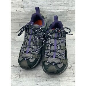 Merrell Siren Sport‎ Womens Size 7 Hiking Trail Shoes Black Purple Vibram Sole